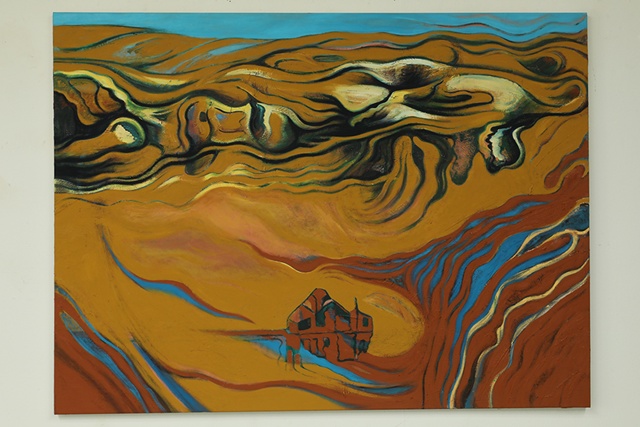 조병왕, Anonimity(landscape series)7-4-25, 2025, oil on canvas, 130.3x97cm. 이미지 갤러리 그림손