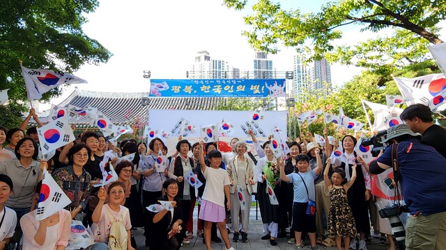 대구국학운동시민연합과 대구국학원이 지난 2024년 개최한 광복절 기년 시민 참여 축제  모습. 사진 대구국학운동시민연합.