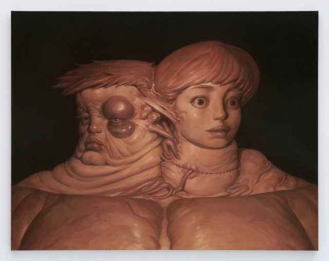 띠오, 하승완, Quieted head, 2023, Oil on canvas, 91x117x3cm. 이미지 띠오