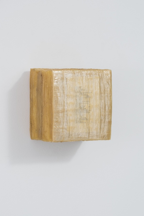 The Bridge Gallery, Dale Lawrence, A Lot of Time, A Lot of Pressure, 2024, Clear packaging tape, clickbait articles, digital prints on paper, 22x22x20cm. 이미지 The Bridge Gallery