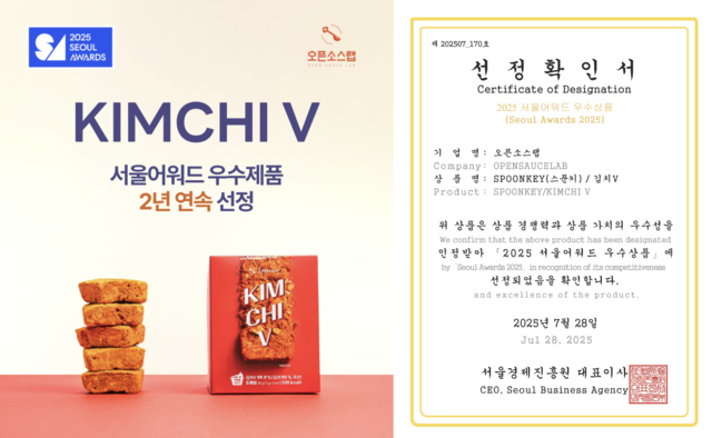 사진= 2025 서울어워드 우수상품 선정  [제공=오픈소스랩]