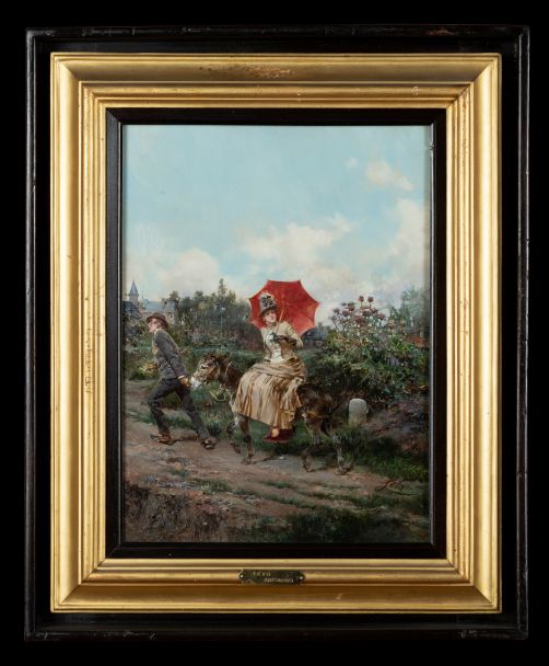 우아한 산책. 이미지 마이아트뮤지엄