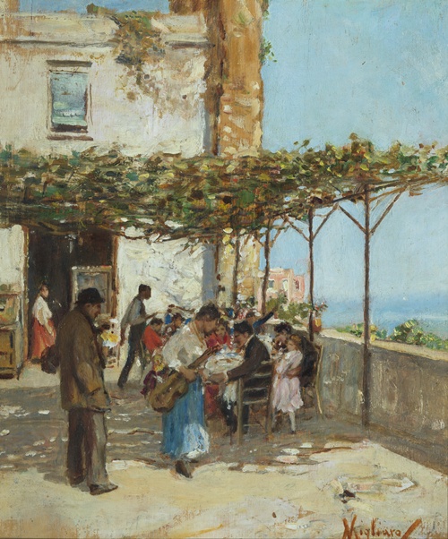 야외 트라토리아. 이미지 마이아트뮤지엄