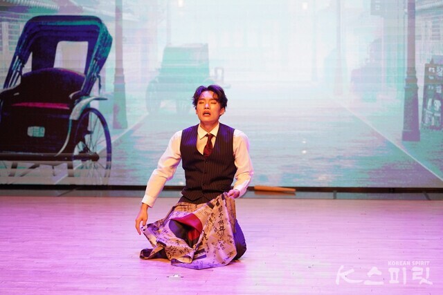 일제의 민족정신 말살 정책 속에 분열된 조국의 현실에 절규하는 젊은 청춘. 사진 하미진 기자.