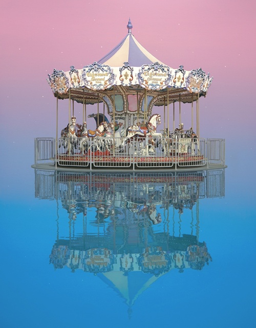 회전목마, 2025, Oil on canvas, 91x116.8cm. 이미지 본화랑