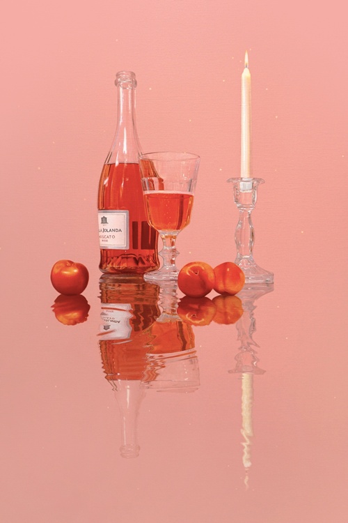 샴페인, 2025, Oil on canvas, 60.6x90.9cm. 이미지 본화랑