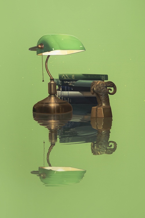 서재, 2025, Oil on canvas, 60.6x90.9cm. 이미지 본화랑