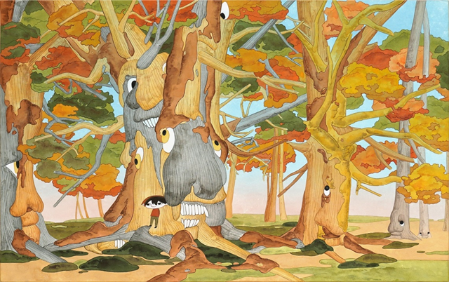 윤송아 작가 개인전 "숲 속의 소년". 이미지 메타갤러리 라루나