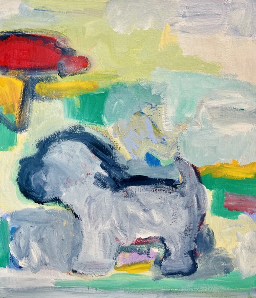 나는 너가 그립다, 2025, acrylic on canvas, 53.0x45.5. 이미지 갤러리마리