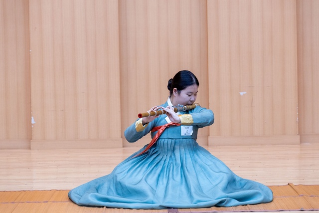 제38회 학생음협콩쿠르 한국음악부문 대상경연. 사진 한국음악협회
