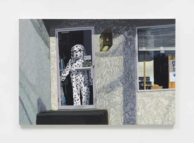 전다화 Dawha Jeon, 후방주의 Not Safe for Work, 2025, Gouache on canvas, 109.8ｘ162 cm. 이미지 FIM