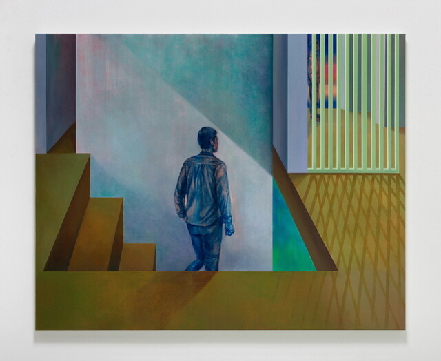 최유정  Yoojung Ellie Choi, A Quiet Walk, 2025, Oil on canvas, 130 x 162 cm. 이미지 FIM