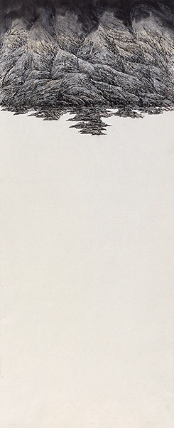여정3, 2005, 종이에 수묵채색, 132x54.5cm. 이미지 토포하우스