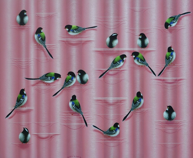 Plan B, 2025, Acrylic on thick mulberry paper, 73X61cm. 이미지 갤러리나우