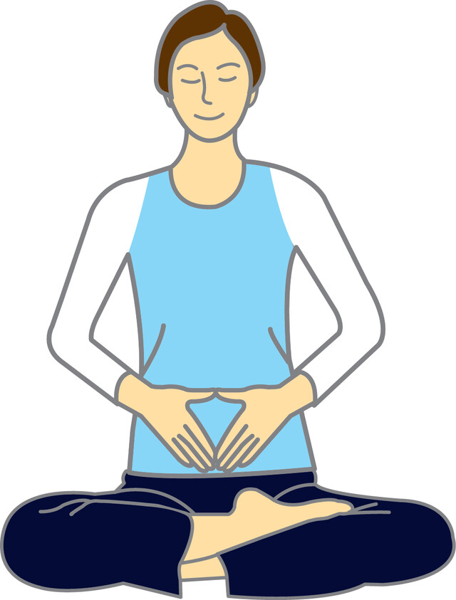 자율신경을 깨우는 복식호흡. 사진 브레인트레이닝센터.