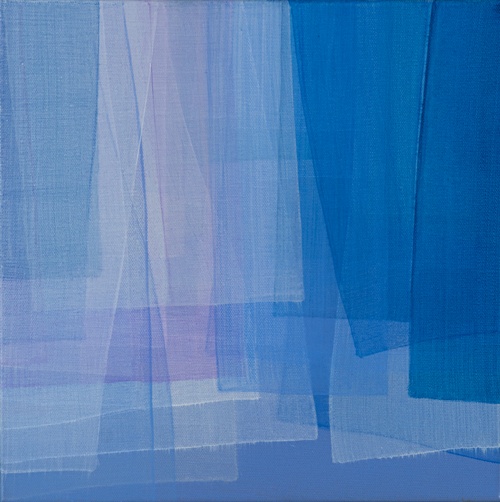 색(色)다른 풍경, 2024, Acrylic on canvas, 30x30cm. 이미지 하랑갤러리