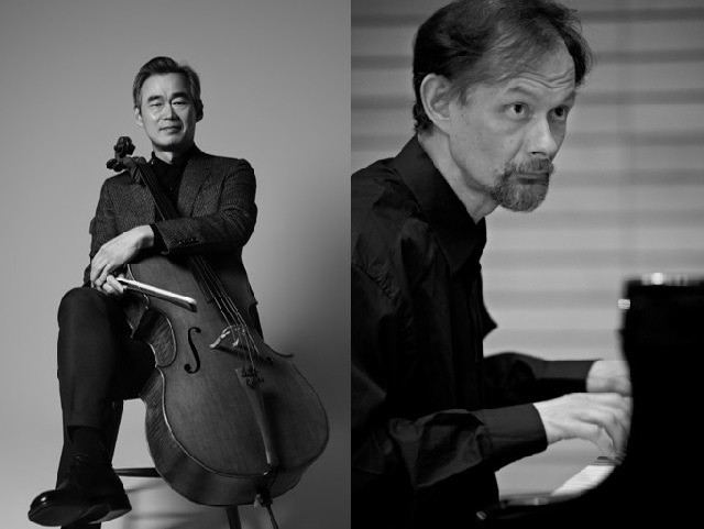 첼리스트 양성원과 피아니스트 엔리코 파체. 이미지 마포문화재단.