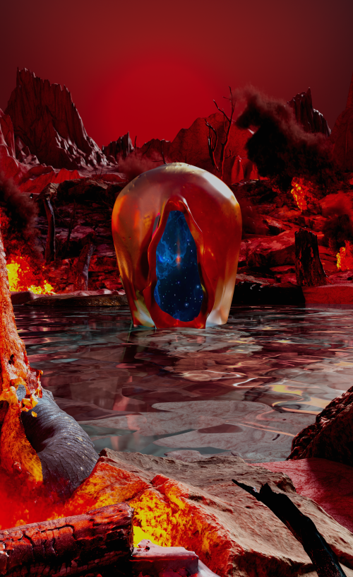 카민 르차이 프라싯 Kamin Lertchaiprasert, After Death, Before The Next Birth, 2023, Immersive Video, 8. 이미지 제공  토포스 스튜디오