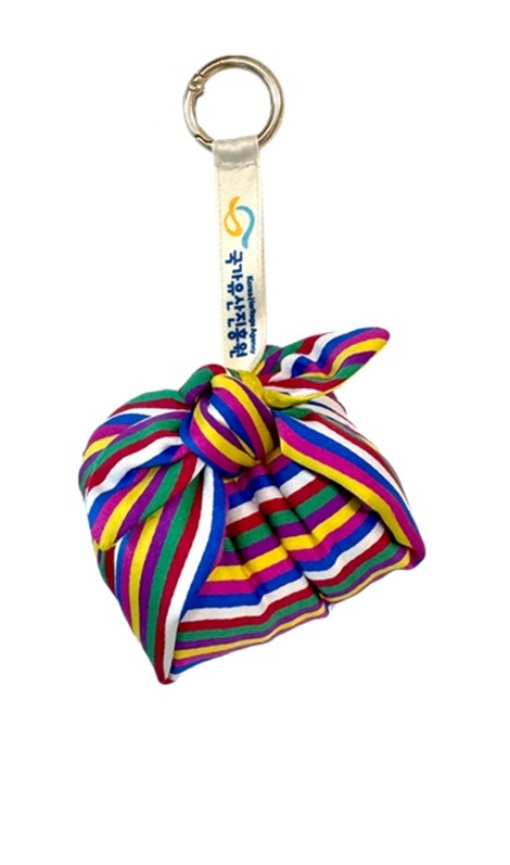 보자기 키링 만들기 체험. 이미지 국가유산진흥원