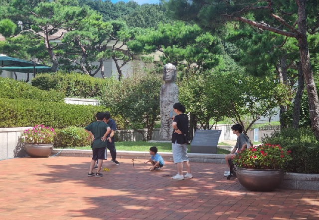 한가위 어울마당 체험장면. 이미지 국립부여박물관.