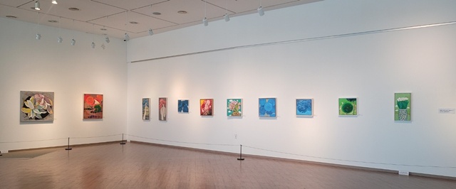 정미희 개인전 "연 이야기" 전시 모습(일부). 이미지 영산강문화관