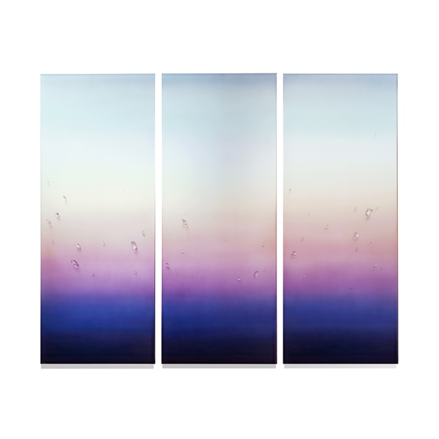 20240813, 2024, Painting on acid etched mirror and laminated glass, 160 x 130cm. 이미지 본화랑