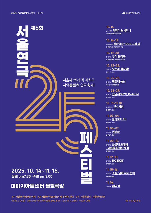 이미지 서울연극25페스티벌
