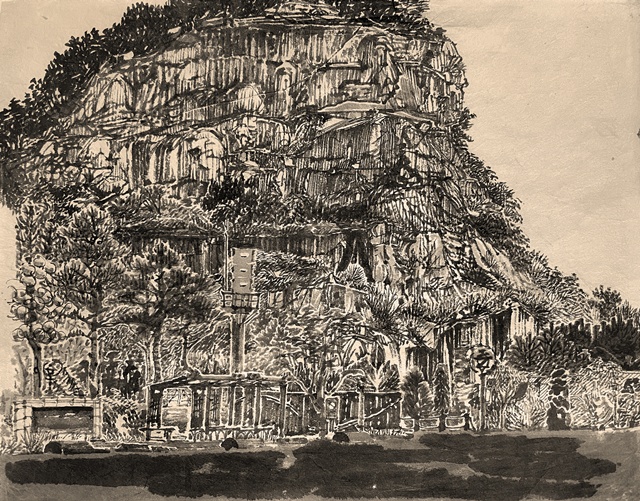 최형준, 독바위공원 사생. 이미지 오온 제공