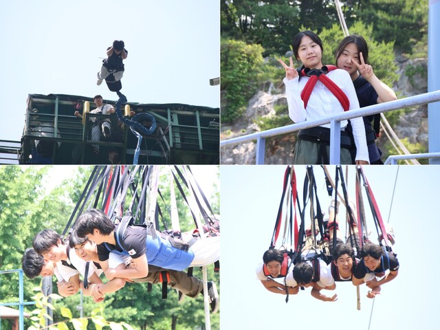 두려움 너머 자신을 발견한 '한계도전' 브레인워크숍. 사진 벤자민인성영재학교.