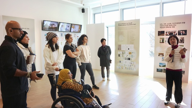 일지 브레인아트 갤러리 관람. 사진 선도문화연구원