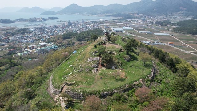 ‘거제 수정산성’. 이미지 국가유산청.
