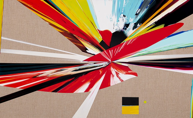 Reverse Horizon E01, 2025, Acrylic on canvas, 130.3x80.3cm. 이미지 강민석