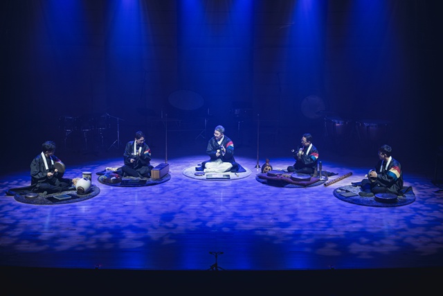 박안지 장단 연구 프로젝트Ⅰ'금산농악' 공연 장면.  아트스퀘어 위아