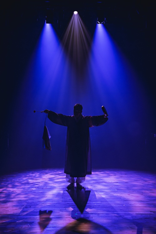 박안지 장단 연구 프로젝트Ⅰ'금산농악' 공연 장면.  아트스퀘어 위아