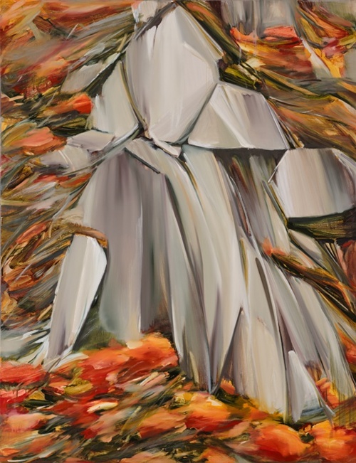 구음풍경[떼그르르르르], 2025, Oil on canvas, 145.5x112.1cm. 이미지 라흰갤러리 제공