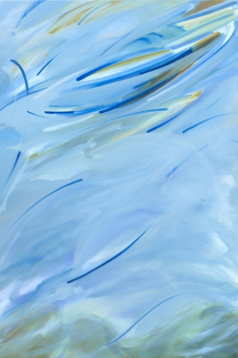 구음풍경 [둥둥두루], 2025, Oil on canvas, 90.9x60.6cm. 이미지 라흰갤러리