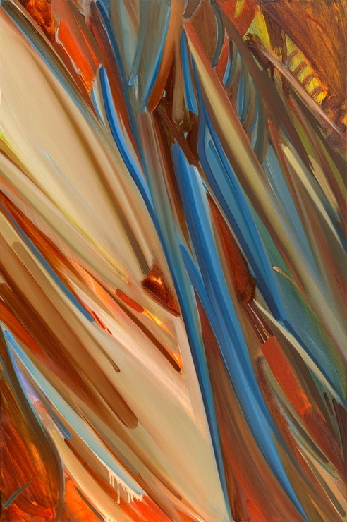 구음풍경 [삐드득], 2025, Oil on canvas, 90.9x60.6cm. 이미지 라흰갤러리