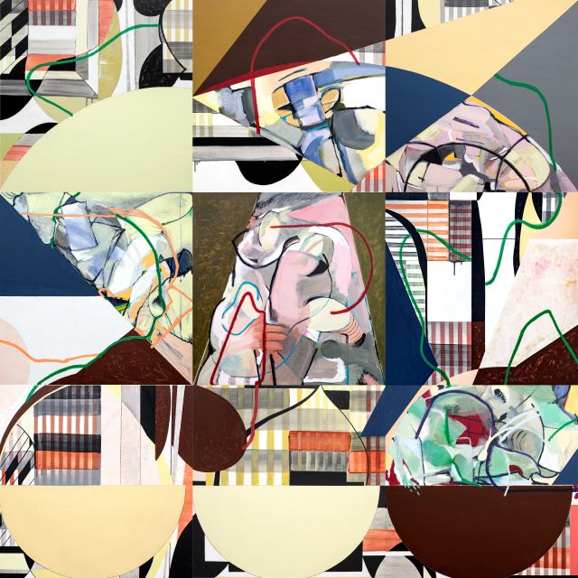 무한소  Infinitesimal,  2025, Oil and Acrylic on Canvas, 2700 × 2700 × 90 mm overall. 이미지 아셀아트컴퍼니