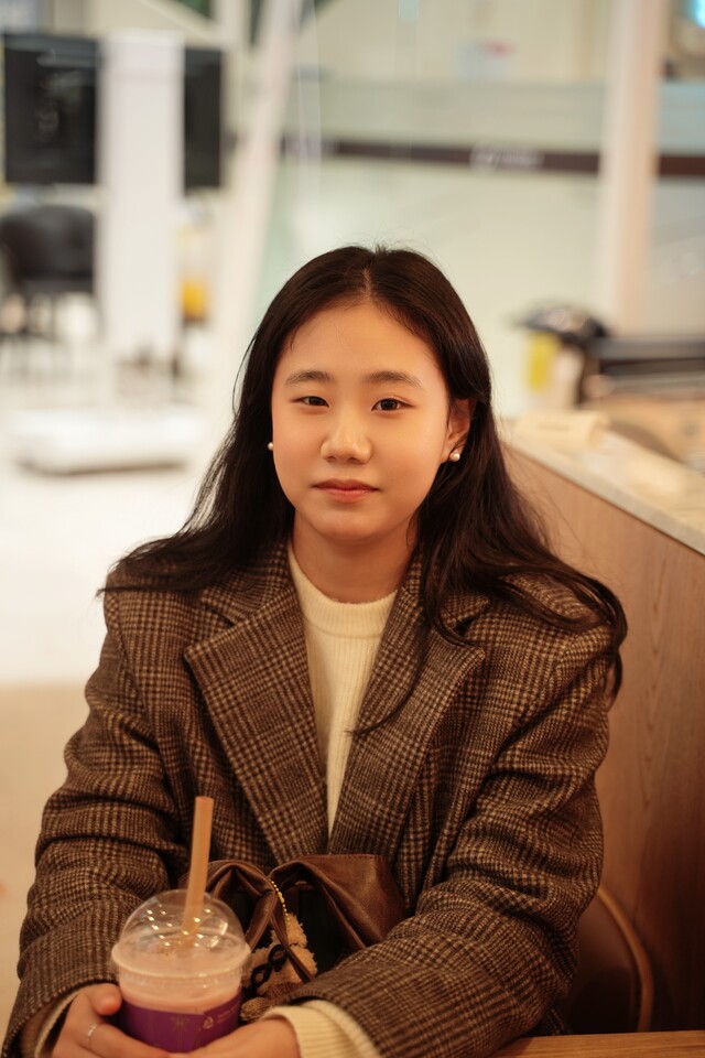 벤자민인성영재학교 경기학습관 이현경 학생. 사진 하미진 기자.