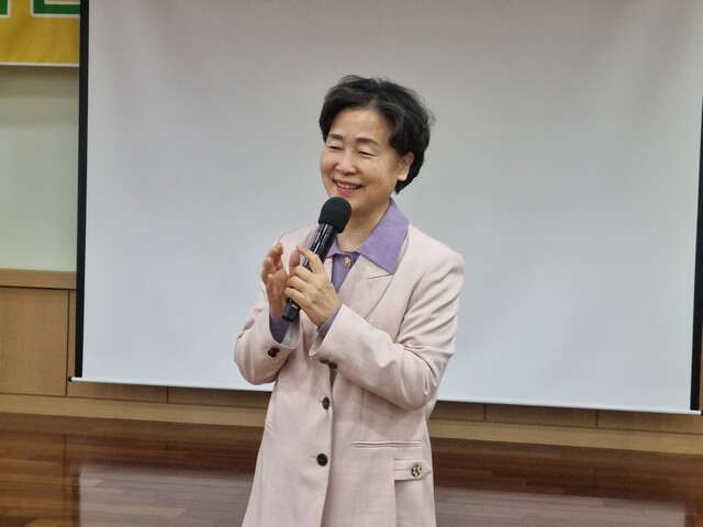 벤자민인성영재학교 김나옥 교장. 사진 벤자민인성영재학교.